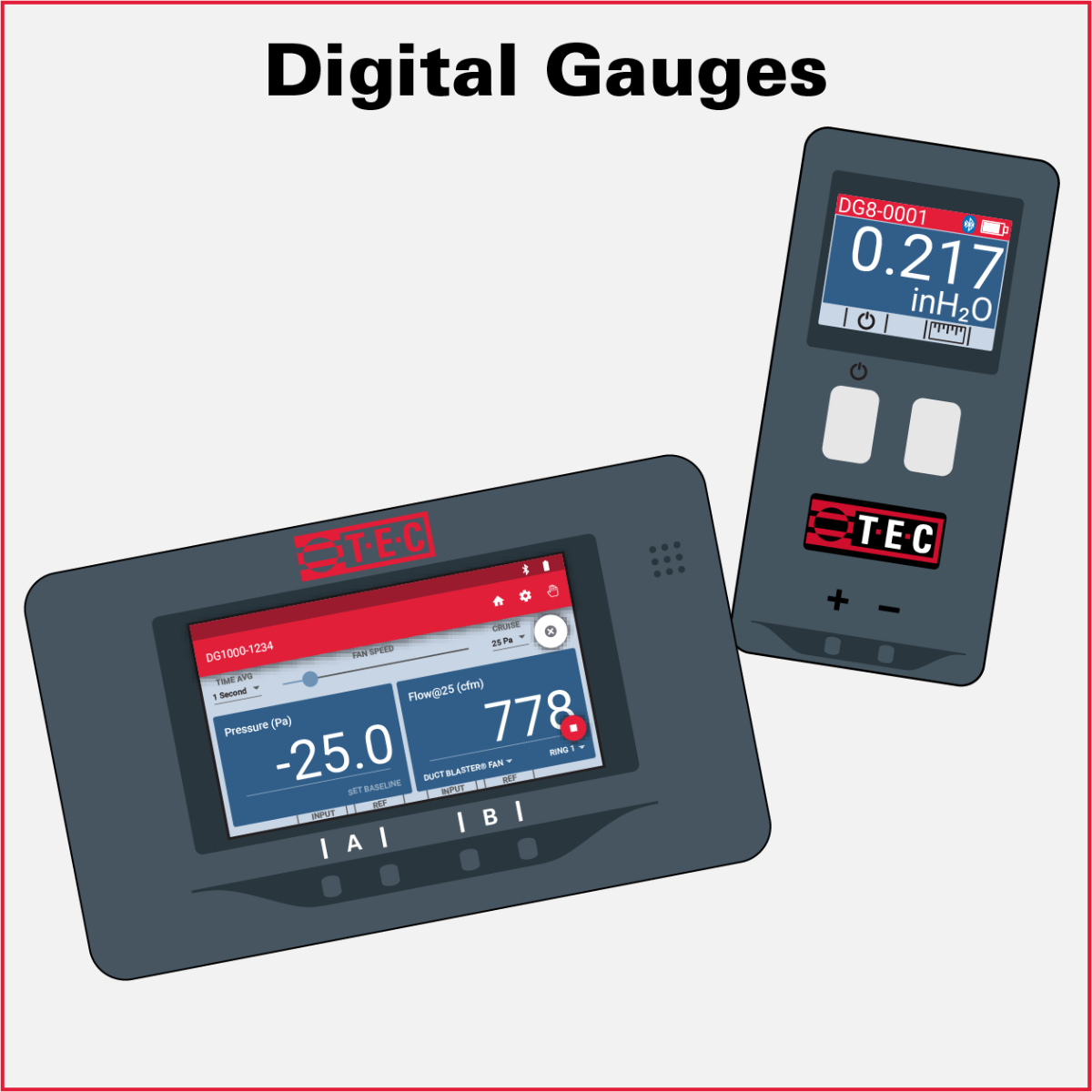 TEC Digital Guages